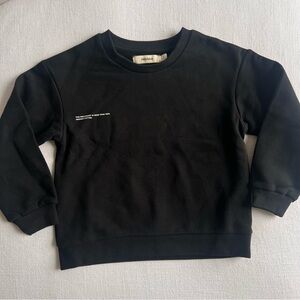Pangaia Organic Cotton Black Crewneck Sweatshirt